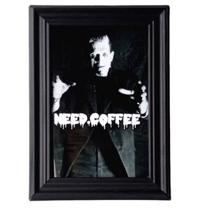 Frankenstein need coffee coffee bar kitchen Vintage Monster Univseral breakfast